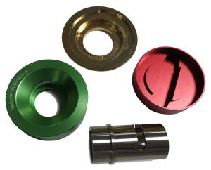 Buy cheap Bronze CNC Bending Machine Parts Anodized Laser Cutting Machine Components product