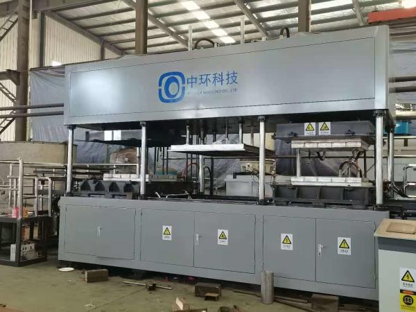 Quality Food Grade Molded Pulp Equipment , Biodegradable Plate Making Machine 220V for sale