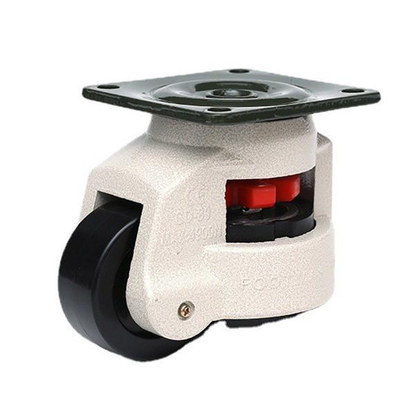 Quality Nylon Retractable Leveling Machine Castors Adjustable Caster Wheels for sale
