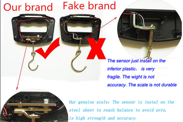 Hook Type Digital Luggage Scale , Comfortable Handle Suitcase Weighing Scales