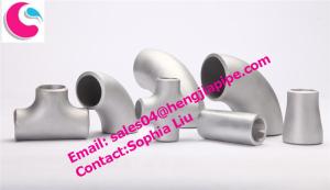 China seamless & welded CS AS SS pipe fittings on sale