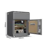Double Alarm Auto Open Smart Safe Box With Fingerprint Lock
