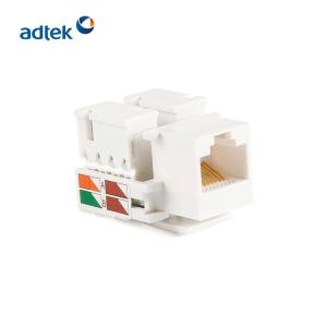 China Cat6 Toolless Keystone Jack , rj45 keystone Ethernet jack on sale