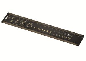 Buy cheap PCB 20CM Ruler Soldering Measuring Tool For Electronic Component Surface Mount Black Color product