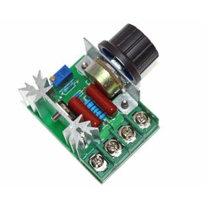 China 2000W 220V AC SCR Electric Voltage Regulator Motor Speed Control Controller on sale