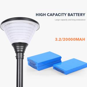 Light Control Aluminum Pole Solar Waterproof Lights With Mono Solar Panel