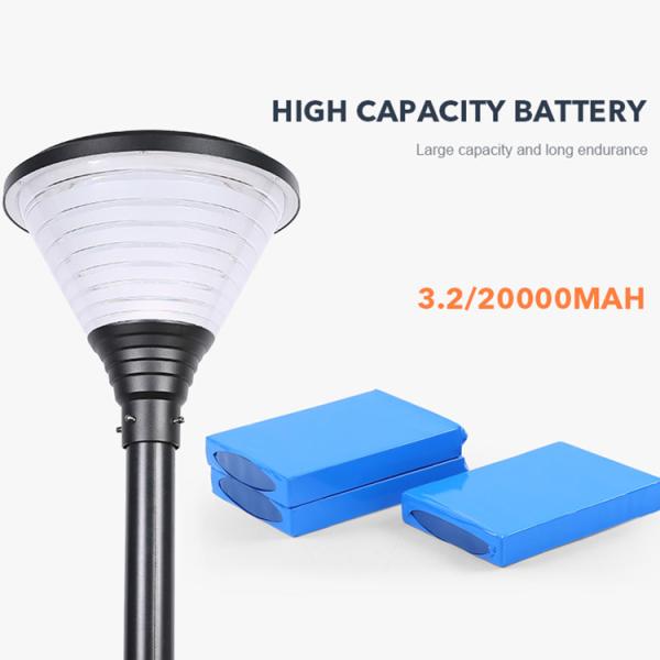 Quality Light Control Aluminum Pole Solar Waterproof Lights With Mono Solar Panel for sale