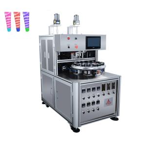 Accurate Cosmetic Cream Filling Machine Double Color Cream Jar Filling Machine With AC Motor