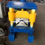Cold Roll Metal Roof Ridge Cap Forming Machine Hydraulic Cutting Type