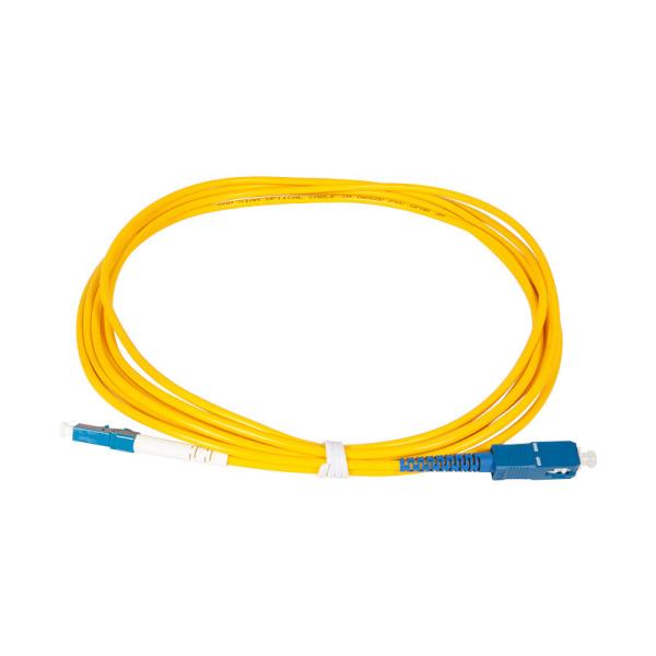 Quality Customizable Length LC UPC To SC UPC Optical Patch Cord SM SX 3M, 5M,10M for sale