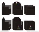 Litho CMYK Custom Printed Display Boxes Clay Coated Paper Yellow