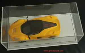 Buy cheap New Design Acrylic Model Car Display Box Perspex Toy Display Case W/ PU Bottom Plexiglass Display Box product