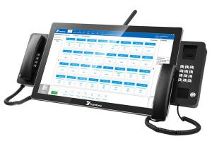 Desk In Control Room Office IP Pbx Telephone Business Phone Systems