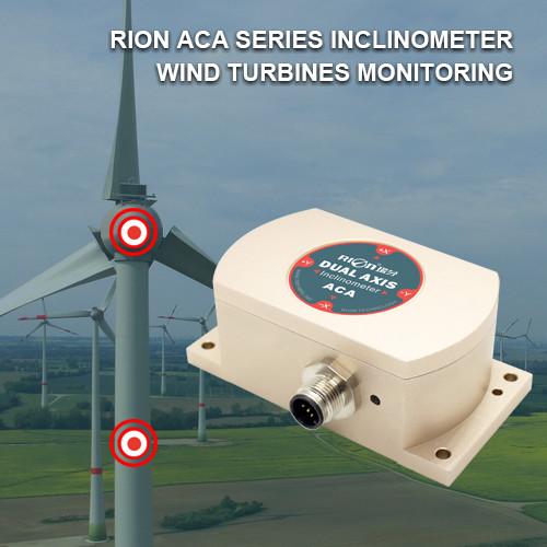 CAN 2.0A Wind Power Inclination Sensor , Precise Wind Tower / Turbines Tilt