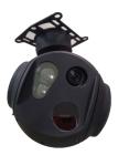 Three-axis Uncooled FPA EO IR Thermal Camera Gimbal With IR+TV+LRF For