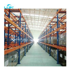 China Selective Metal Stacking Shelves Galvanized Automatic Warehouse Storage Mezzanine Cantilever Steel Pallet Rack on sale