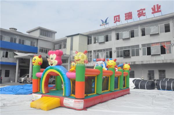 Quality Plato PVC Tarpaulin Inflatable Toddler Playground / Inflatable Fun City for sale