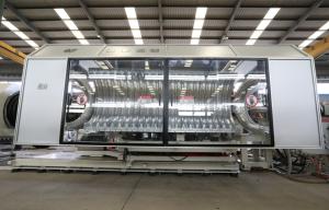 large size Single Screw Spiral Corrugated Pipe Extrusion Line Up To OD1000mm Pipe Diameter