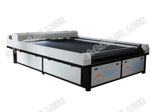 Quality High Precision 100W Laser Dress Cloth Cutting Machine Computerised Control for sale
