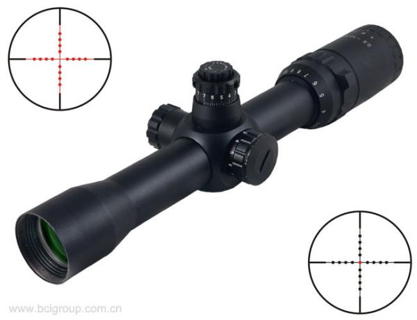 Quality riflescopes hunting 2.5 - 10×32 IR illuminated riflescopes for sale