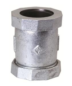 Buy cheap malleable iron pipe fitting long compression coupling product