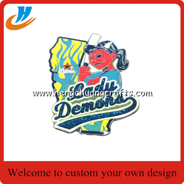 Lapel pin custom,soft enamel pin with epoxy Pantone color choose