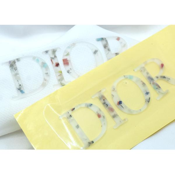 Transparent Silicone Heat Transfer Labels SGS Iron On Tags For Clothing