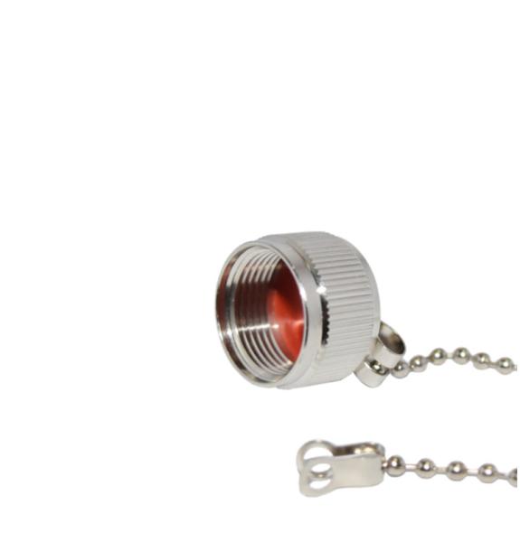 Quality N Type Plug Cap and Chain 50 ohm RF connector for sale