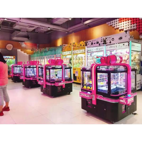 Dreamland coin operated cut 2 win prize machine automatic cut the rope prize big stuffed toys scissors game machine
