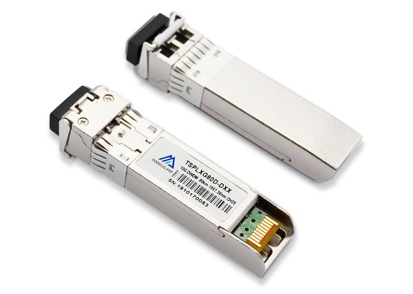 Quality 10G DWDM C Band Tunable SFP+ DOM Transceiver Module 50GHz 80km Distance for sale