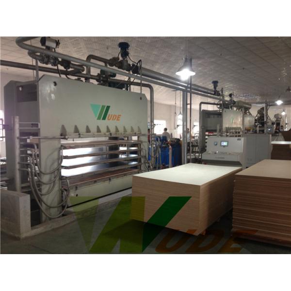 High Glossy Board Laminated Production Line , Plywood Lamination Machine