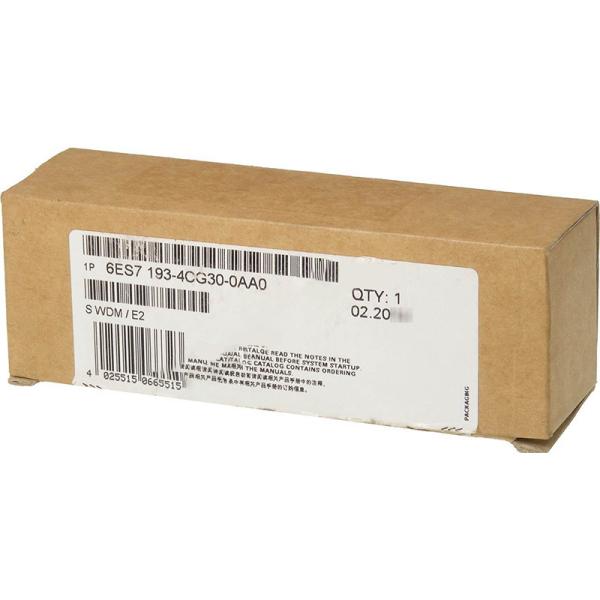 Quality SIEMENS 6ES7193-4CG30-0AA0 SIMATIC ET200S TM-E30C44-01 TERMINAL BLOCK FOR EM for sale