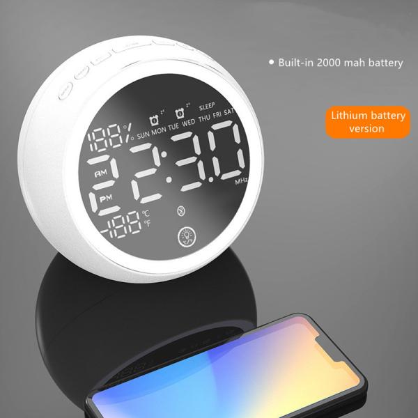 Quality Multifunctional Portable Clock Radio With LED Lights 5W Speaker for sale