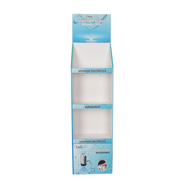 Quality Custom Corrugated Cardboard Floor Pop Displays For Promotion Advertisement for sale