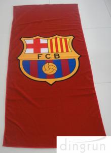 Colorful Suede Microfiber Swimming Towel , Quick Dry Logo Printed Microfiber Towel