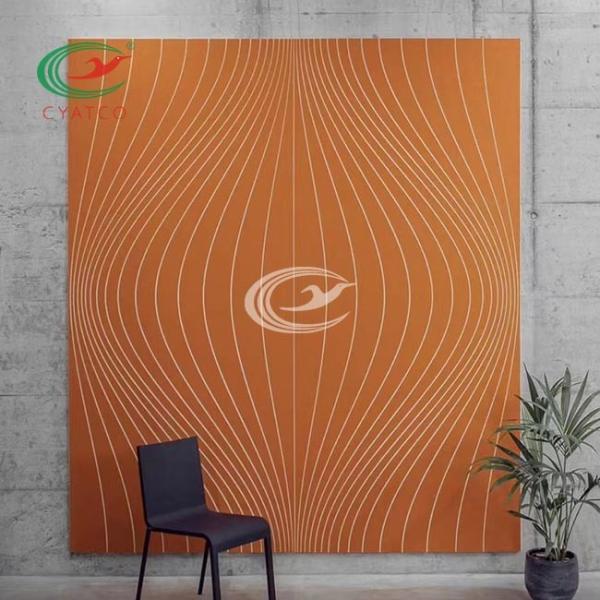 Multipurpose Harmless Felt Panels Wall , Practical Polyester Fiber Acoustic Board