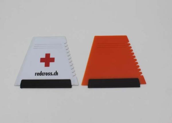 Quality PS + TPR Auto Ice Scraper / Car Window Scraper With Rubber Blader for sale