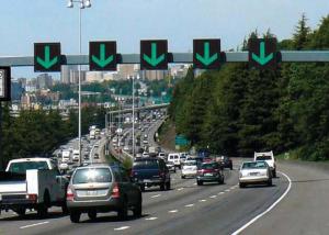 Buy cheap Outside Reflective P25 Variable Message Signs Multiple Control Mode / Wireless Connection product