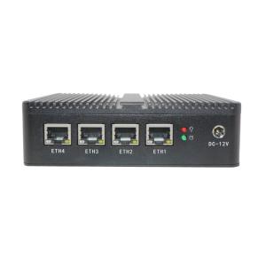 Buy cheap 4 Lan ITX MINI PC Fanless Cooling HDMI Support 1080P Display Nuc product