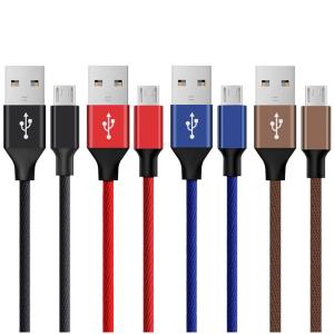 3.3ft 1M Braided USB2.0 A Male Micro USB Sync Data Computer Connection Cable