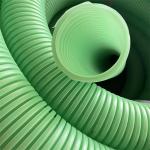 High Speed PE Double Wall Corrugated Pipe Machine Low Noise For Drainpipe