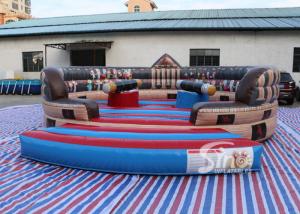 China 6m Dia. kids N adults ancient inflatable gladiator jousting arena with completely digital printing on sale