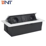 french power with usb charger interface for conference system table pop up