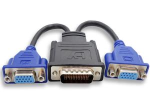 Buy cheap DVI Splitter Cables Monitor Data Cable 59 PIN DVI Interface For Video Card product