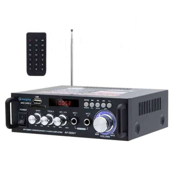Quality 120w LDZS AV-298BT Stereo Audio Amplifier Wireless BT 2.0 for sale