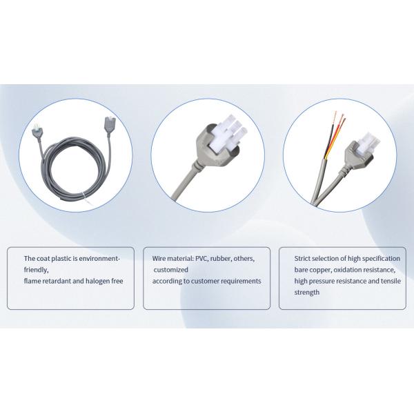 Customized High Voltage Multi Leads Medical Cable Coiled Wire Harness Assembly