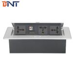 multimedia conceal style desktop pop up power socket