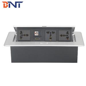 multimedia conceal style desktop pop up power socket