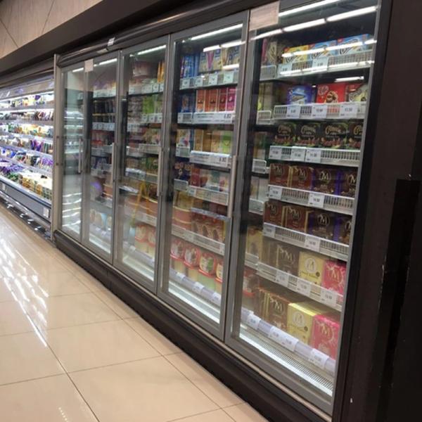 Quality Open Glass Door Merchandiser Refrigerator 220v-240v Voltage 2050mm height for sale