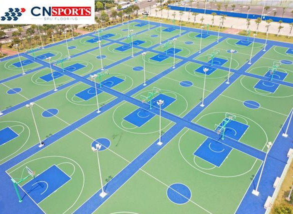 IAAF Synthetic Basketball Court Flooring